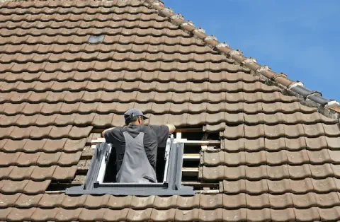 Pose de velux à la Roche Blanche